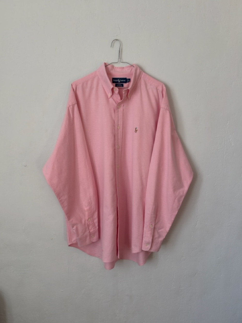 Vintage Ralph Lauren Blake Pink Oxford Men’s Extra Large
